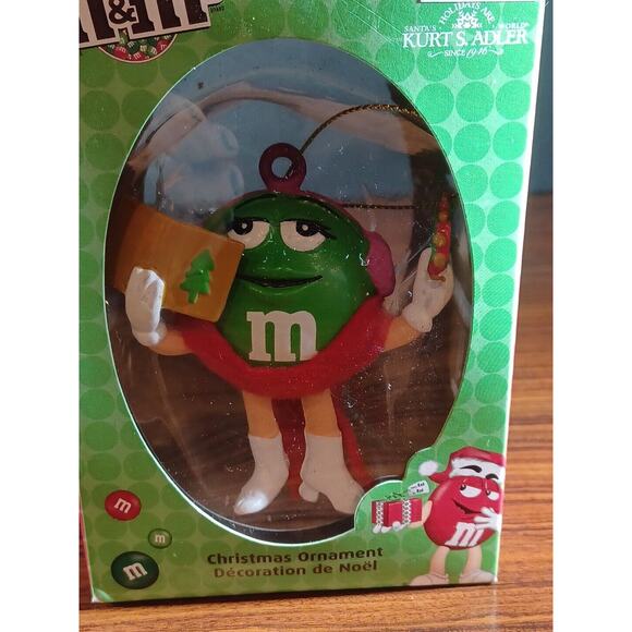 Kurt's Adler M&M Green 2012 Christmas Ornament - Picture 5 of 8